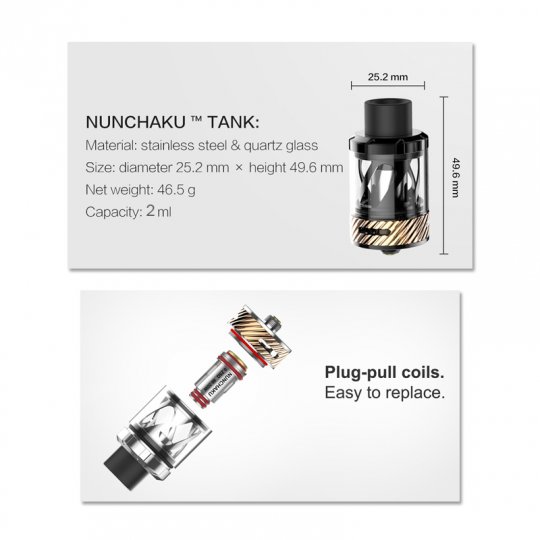 UWELL NUNCHAKU SUBOHM TANK - 2 ML