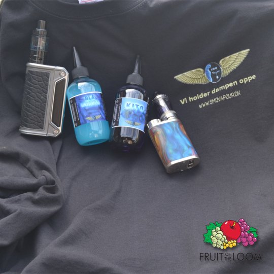 T-SHIRT SMQ VAPOUR (SORT)